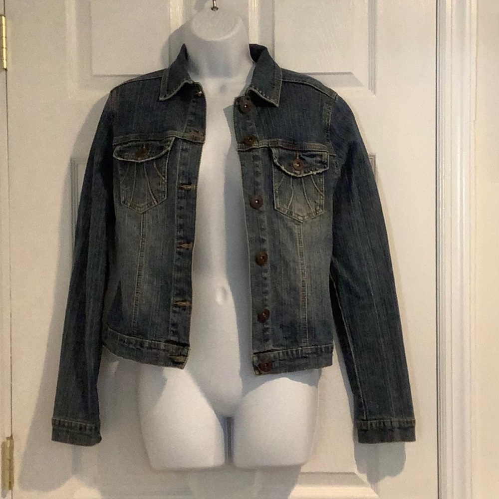 DOROTHY PERKINS Womens Capsule Stretch Country Classic Fall Denim Jacket 12UK